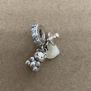 Pandora teddy bear charm